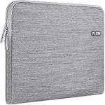 Plemo 13-13.3 Inch Laptop Sleeve Canvas Shockproof Case for MacBook Air, Lenovo Yoga, Dell -Grey