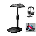 Generic 2 in 1 Desktop Headphone Stand/Headset Holder With Phone Holder