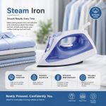 Professional Household Steam Iron – Blue & White Electric Clothes Iron