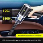 Generic Portable Cordless Vacuum Cleaner USB Car Home Vacuum Sweeper