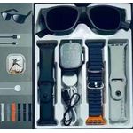 product_image_name-Samsung-Galaxy Laxasfit Smart Eyeglass For Playing Music And Receiving Calls + Super Incredible Smart Watch Full Touch Screen Watch with 6 strap - For Android & Iphone IOS 2 straps -2
