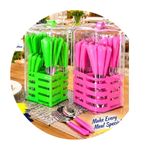 Multi colored cutlery set 