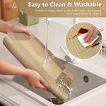 product_image_name-Generic-6 PACK  Golden Table Mat PVC Western Kitchen Dining Room Table Mat-6