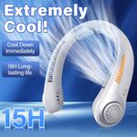 Great Neck Rechargeable necklace fan Bladeless Cooling Neck Fan - image 2