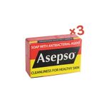 Asepso Soap with antibacterial agent ×3