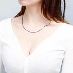 ONIBENZ Multi-Tone Stainless Steel Snake Chain Necklace - image 2