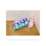 Bubble Braided Bathing Sponge For Everybody ×1