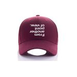Clean Design Face Cap - Wine Color
