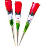 product_image_name-Generic- Three Stems of 22 cm Artificial Red Rose Flowers  for Anniversary, Birthday, Val, DIY, Home or Office Decor -2