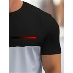 Fashion Men Shortsleeve Cute Tshirt-Multicolour - image 4