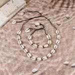 Fashion GM Adjustable Cowries Shell  Necklace and Bracelet - image 3