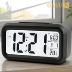 GALUIN LED Digital Alarm Clock Backlight Snooze Data Time Calendar Desktop Multifunction Electronic Backlight Table Clock-black - image 2