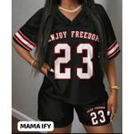Quality Jersey up and down short for Ladies 