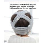Generic 360° Baby Head Protector Cap – Soft Helmet for Toddlers & Infants - image 2