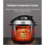 Generic SILVER CREST Multifunctional Digital Pressure Cooker Pot - 6LTRS - image 3