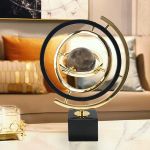 Generic Nordic Geometric Armillary Sphere Sculpture 1pcs