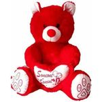 UNIQUE Birthday /Valentine Gift For Her Red teddy ( design mayy varry) Small