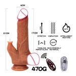 Generic Automatic Extraction & Expansion simulation Silicone Penis Female Dildo Sexy Toy