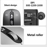 Lenovo M243 wireless mouse, portable and silent, suitable for multi device office use Black - image 6