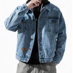 product_image_name-Fashion-Men's Denim Jacket, Bomber Jacket, Hip Hop Lightweight Jacket-3