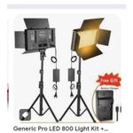 Led Lighting 600 LED Professional Video And Photo Led Light