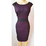 product_image_name-Fashion-Sleeveless Black And Purple Dress-3