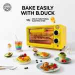 Generic 12L Mini Electric Oven - 650W Multifunctional Baking Toaster with Timer - Yellow - image 2