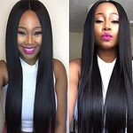 Black Long Straight  Hair 20"