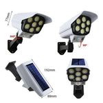 Generic 77 LED Solar Light Motion Sensor Security Dummy Camera Wireless Waterproof Lamp 3 Mode - image 3