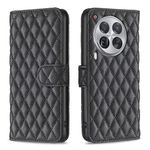 product_image_name-Generic-For Tecno Camon 30 Premier 5G Diamond Lattice Wallet Flip Leather Phone Case(Black)-1