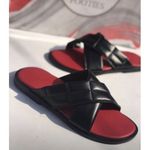 Men's Cross Pam Slippers - Black / Red