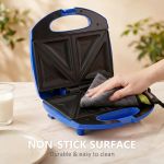 Generic 2 Face Bread Toaster/Sandwich Maker (2 Slice) Electric Sandwich Machine, Non-Stick Fast Heat Toast & Egg Maker, Blue - image 8