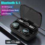 Generic Wireless Bluetooth Earphone LED TWS Headset Pod Headphone - image 2