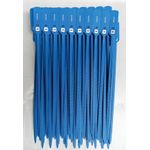 Generic 100 Pcs Anti-Tamper Plastic Security Seal Lock, 40cm Tamper Proof Logistics Seal Lock