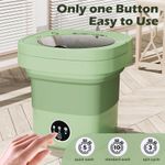 Lronsit 7L Portable Folding Washing Machine Mini Turbine Washing Machine