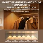 Generic 2PC 30CM+20CM Rechargeable Motion Sensor LED Under Cabinet Light Wireless Closet Light - image 5