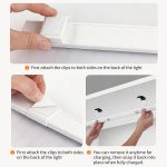 Generic 2PC 30CM+20CM Rechargeable Motion Sensor LED Under Cabinet Light Wireless Closet Light - image 7
