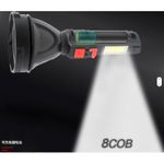 product_image_name-Generic-BATTERY INDICATOR LONG LASTING FLASHLIGHT TORCHLIGHT, Waterproof Outdoor And Indoor Flashlight, USB Rechargeable Torchlight, Led Flashlight, Camping Hiking Torchlight, High Power LED Flashlights Camping Torch With Lamp Led, LED Camping Lantern Light-2