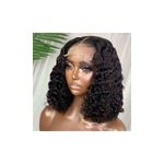 Soft deepwave curly frontal wig