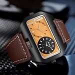 Gemat quality leather wrist watch 