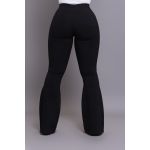 product_image_name-Fashion-Ladies High Waist Palazzo Jeans- Black-5