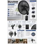 Generic Inverter Breeze master 18inch AC/DC wall Fan - image 2