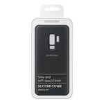 Samsung S9 Plus Silicone Phone Case & Pouch With Camera Protection - Scratch Resistance, Shockproof Protective Case (SAMSUNG) - ( Black )