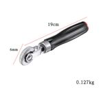 Generic 2Pcs Black Universal Tyre Repair Tools, Tire Scraper & Press Roller, Emergency Puncture Fix for Car & Motorcycle Tubeless Tyre-s - image 4