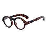 ONIBENZ Versa-Vision Adaptive Photochromic & Anti-Blue Light Unisex Computer Glasses - Round Leopard - image 3