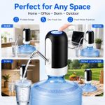 Generic Portable USB Rechargeable Electric Water Dispenser Pump Wireless Automatic Bottle Water Pump - image 7