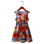 product_image_name-camiwind-Children Girls' Summer Breathable Sleeveless Dresses-Red-1