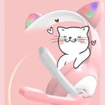 Generic G19 Adorable Cat Ear LED Light Up Headphones with Mic - image 3