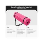 Generic High DENSITY THICK NBR YOGA MAT WITH CARRY BAG - image 4