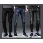 3 In 1 Smart STOCK Jeans For Men- Black + Wash Blue + Wash Black